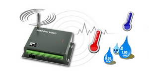 GPRS Datalogger 6xAD 10xDI 6xPS 4xDO 2xTemperature 1xHumidity GSM/GPRS-datalogge