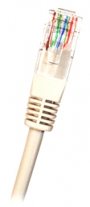 CAT5E UTP RJ45 0.25m WHITE Patch Cable CAT5E-kaapelit