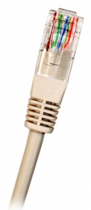 Cat5E UTP RJ45 1m GREY Patch Cable