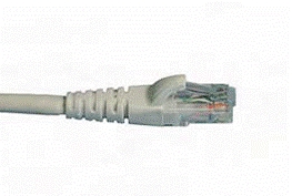 Cat6A UTP RJ45 0.5m GREY Patch Cable Latch Protection