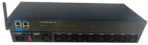 AVIOSYS IP POWER 9820 LITE, 8x Out, LAN/WLAN Power Socket over IP