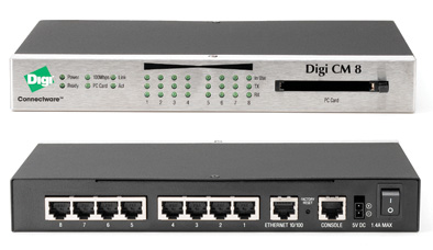 CM Console Server 8x RJ45 70001932 Digi CM-konsolihallinta