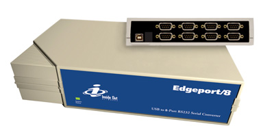 USB-Serial converter 8x DB9 RS-232/422/485 SW selectable Digi EdgePort USB-seria