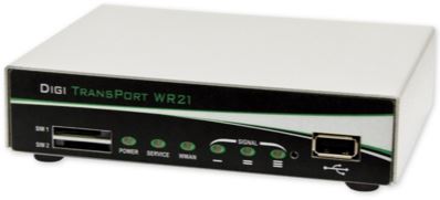 TransPort WR21 3G/4G LTE router 1x 10/100, RS-232, 800/900/1800/2100/2600