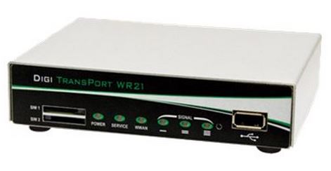 TransPort WR21 3G/4G LTE router 1x 10/100, RS-232, 800/900/1800/2100/2600