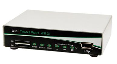 TransPort WR21 HSPA+ router 1x 10/100, RS-232, 900/2100MHz