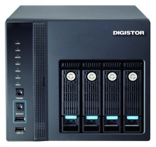 DIGISTOR NVR 5-channel 360Mbps 4xSATA, VGA/HDMI