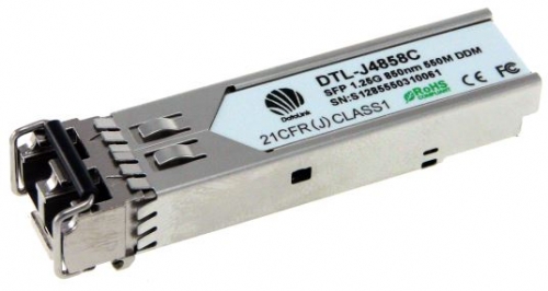 SFP 1000Base-SX MM 275/550m, 850nm Multimode, 1.25G, LC, DDM, HP Compatible SFP-