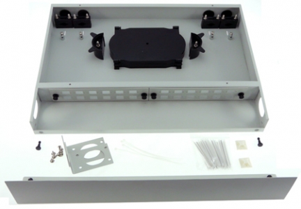 Fiber Patch Panel 19" 1U 24x SC/LC 420x300x44.5mm