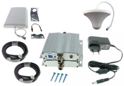 Gainer GSM/WCDMA-repeater kit 10dBm 900MHz (GSM) + 2100MHz (WCDMA) 3G/GSM-vahvis