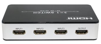 HDMI 1.4 switch 3x1, IR, PIP, 4k HDMI-matriisikytkimet/kytkimet