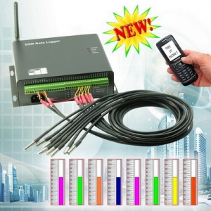 SMS ALERT Controller 8x IN 2x Relay+8x Temperature GSM-robotit ja -ohjauslaittee