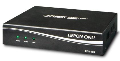 GEPON ONU with 1x10/100BaseT + 1-Port Gigabit Ethernet GEPON-kuitutekniikka