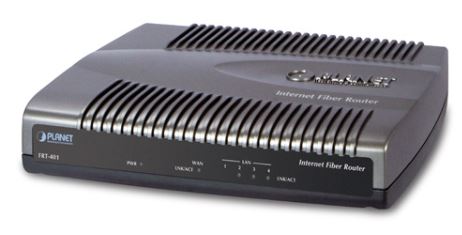 Internet Fiber Router SFP 4x 10/100 + SFP (100Base) Fiber to the Home