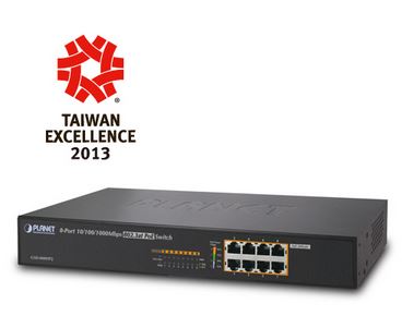 "8x10/100/1000 (8x HighPoE) 240W IEEE802.3at/af 10"""