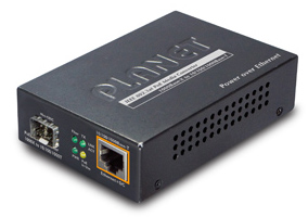 10/100/1000TX-SFP Converter LFTP, PoE+ Mediamuuntimet Giga