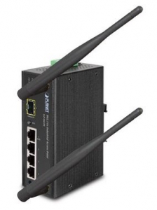 WLAN Router 300M/PoE 11n Industrial IP30 -10...+60C SFP