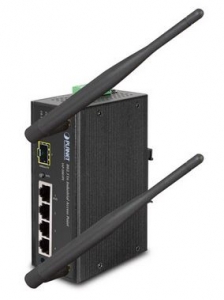 WLAN AP 300M/PoE 11n + SFP Industrial IP30 -10...+60C WLAN-tukiasemat