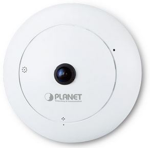 IP-cam 5.0M Panorama/Fiseye WLAN H.264, DI/DO, MicroSD, ONVIF IP-sis