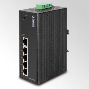 5x10/100, 4xPoE Managed Industrial PoE Switch, P30 Industrial PoE
