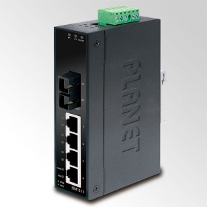 4x10/100+100Base-FX MM Industrial Switch, IP30 Teollisuus-Ethernet