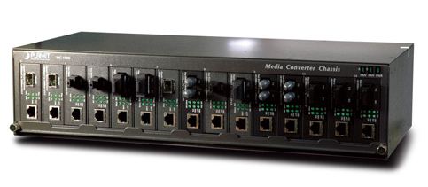 "Media converter chasis 19"" 15x AC PSU"