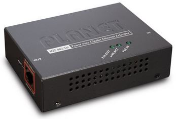 PoE+ IEEE802.3at Repeater 10/100/1000 (PoE/Ethernet-Extender) PoE-injektorit ja 