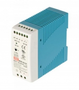 Din-Rail Power Supply 24VDC 40W Slim Teollisuus-automaatio