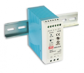 Din-Rail Power Supply 24VDC 60W Slim Teollisuus-automaatio