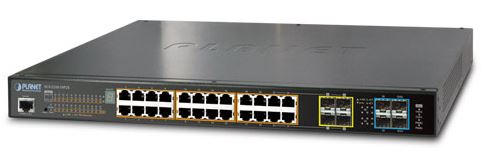 24xGiga PoE+ 4x SFP + 2x 10G SFP+ L2/L4 SNMP Stack