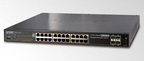 24xGiga PoE+ 4G 400W L2/L4 SNMP Stack PoE-kytkimet