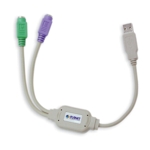 USB to PS/2-converter Mouse/KB KVM-kytkimet ja -kaapelit
