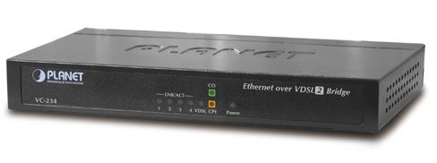 VDSL2 Converter 100Mbit/s VDSL(RJ-11)+POTS+4x10/100BaseT