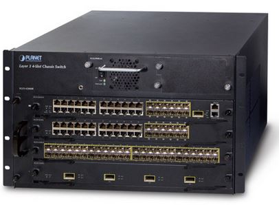 4-Slot 10G Layer 3 Chassis Switch 10 Gigabit kytkimet