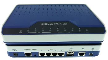 G.SHDSL.bis ROUTER 2-WIRE 15/15Mbit/s, VPN, 3G backup
