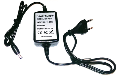 SECTEC Power Supply 5VDC/2A CCTV-kaapelointi ja virransy