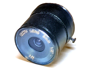 "SECTEC CS lens 6.0mm 1/3"" F1.6, 51deg, Fixed iris" CCTV optiikat
