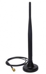 Indoor 5dBi antenna omnidirect SMA-R 50cm cable, blister WLAN-antennit