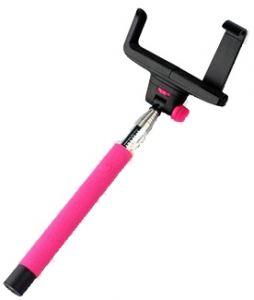 THT-031+ Bluetooth Selfie Stick, pinkki 23-100cm Matkapuhelintarvikkeet
