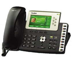 Yealink Executive IP Phone Color Gigabit, 6x Accounts, PoE VoIP-puhelimet ja -so