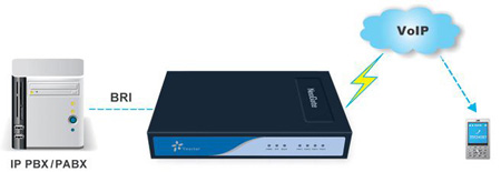 Yeastar NeoGate TB400 2x BRI VoIP-yhdysk